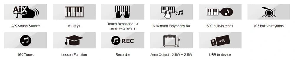 casio ct-x870in indian-keyboard features