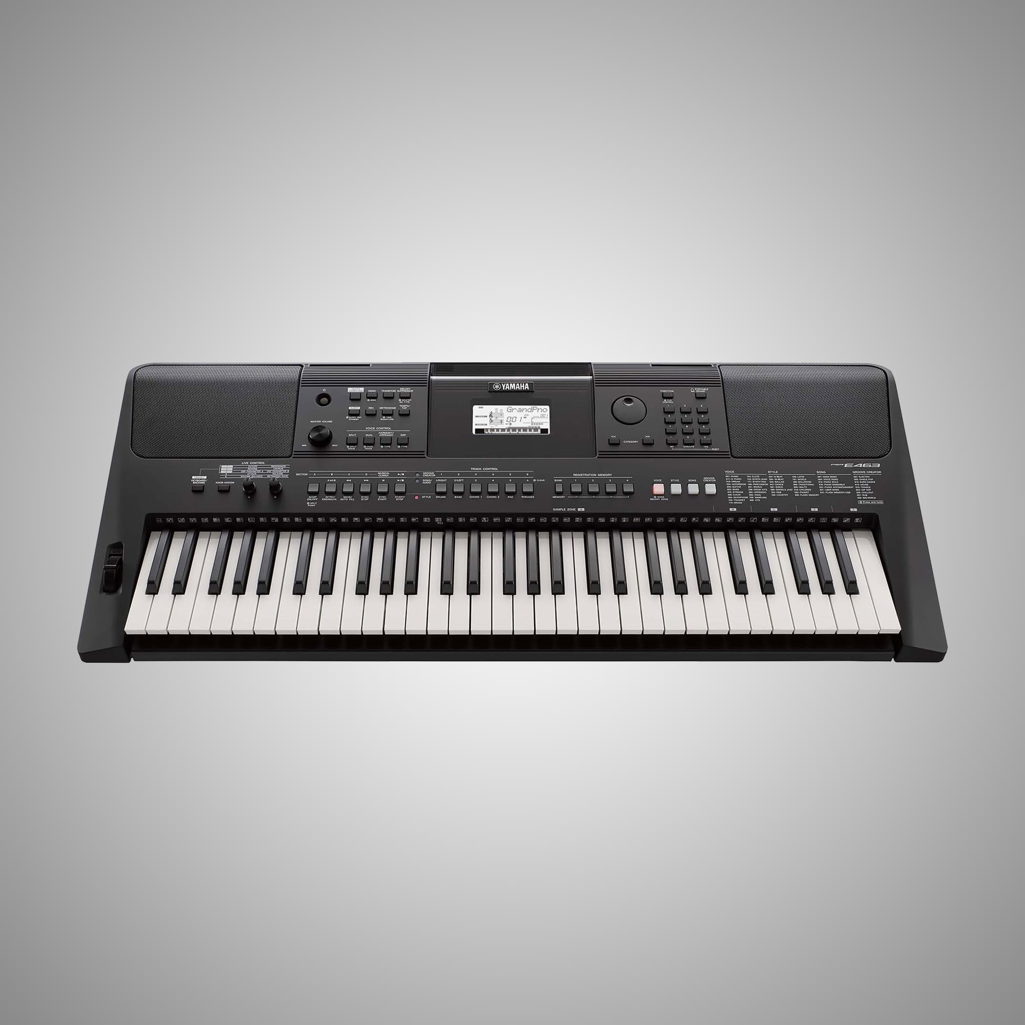 yamaha psre463 61 key portable keyboard