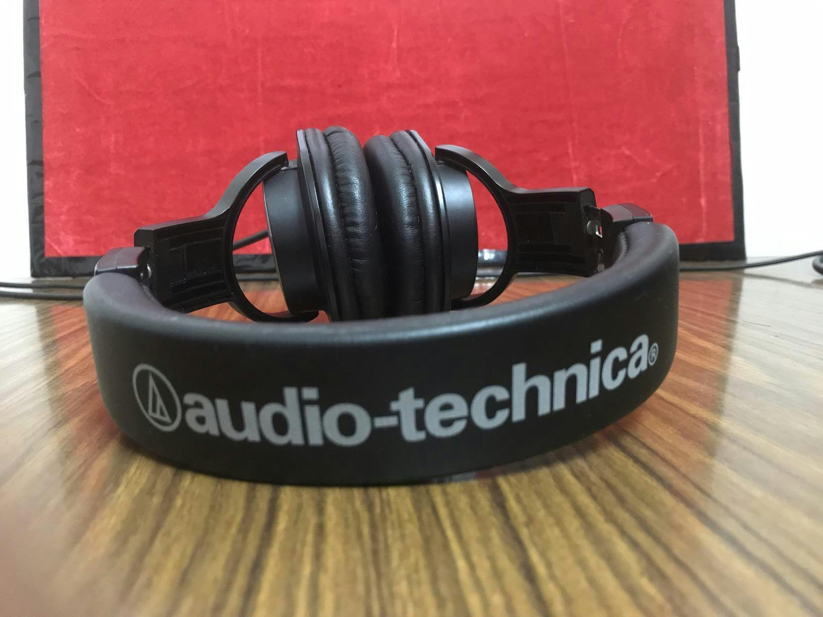 audio technica branding on headband