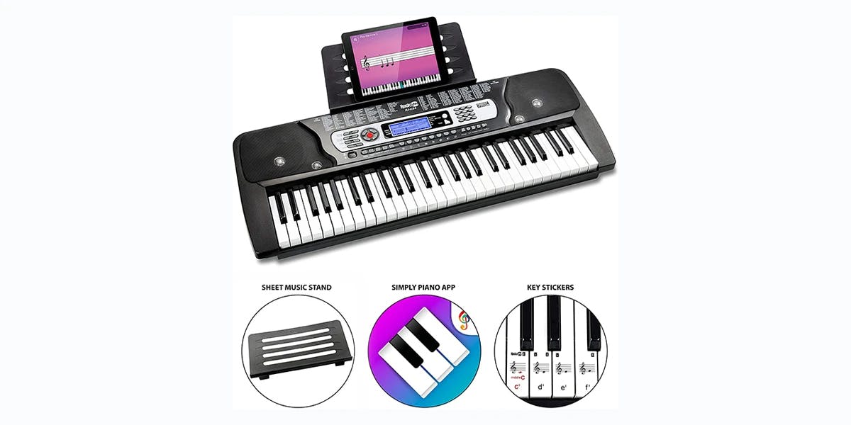 rockjam 54 portable piano keyboard