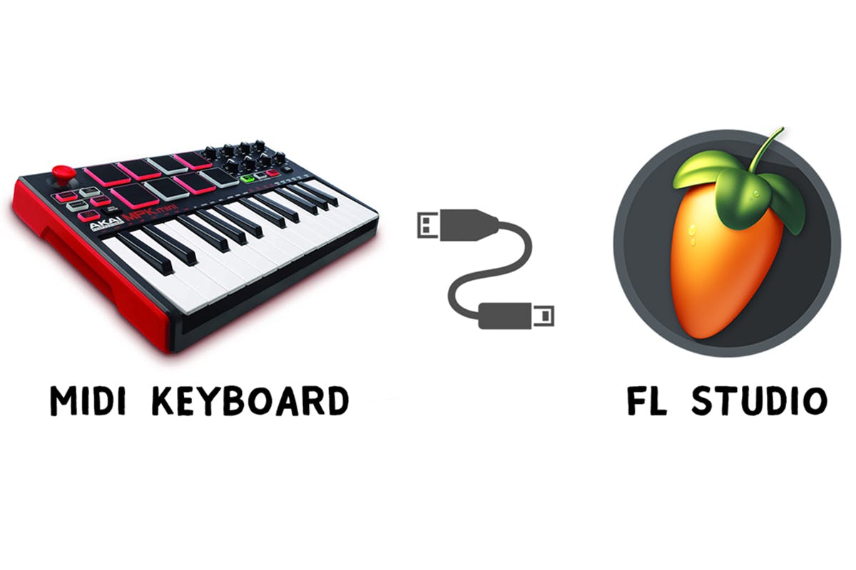 how to connect midi keyboard to fl studio on laptop or pc